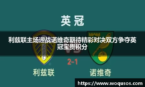 利兹联主场迎战诺维奇期待精彩对决双方争夺英冠宝贵积分